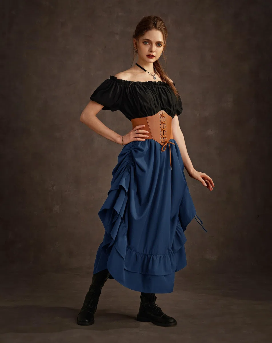 Scarlet Darkness Women High Waisted Skirt Jupe Femme (Lot de 1)
