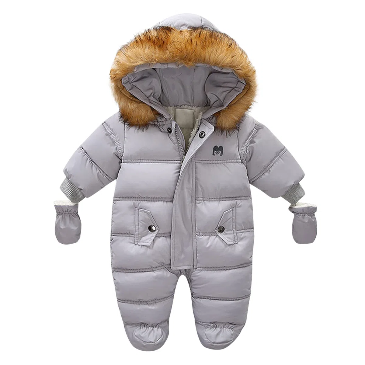 Combinaison De Neige pour Enfants,Manteau Manche Longue Enfant VêTements Coupe-Vent pour Enfants 6 Mois - 4 Ans Combinaison Ski Enfant Combinaison à Capuche BéBé | |