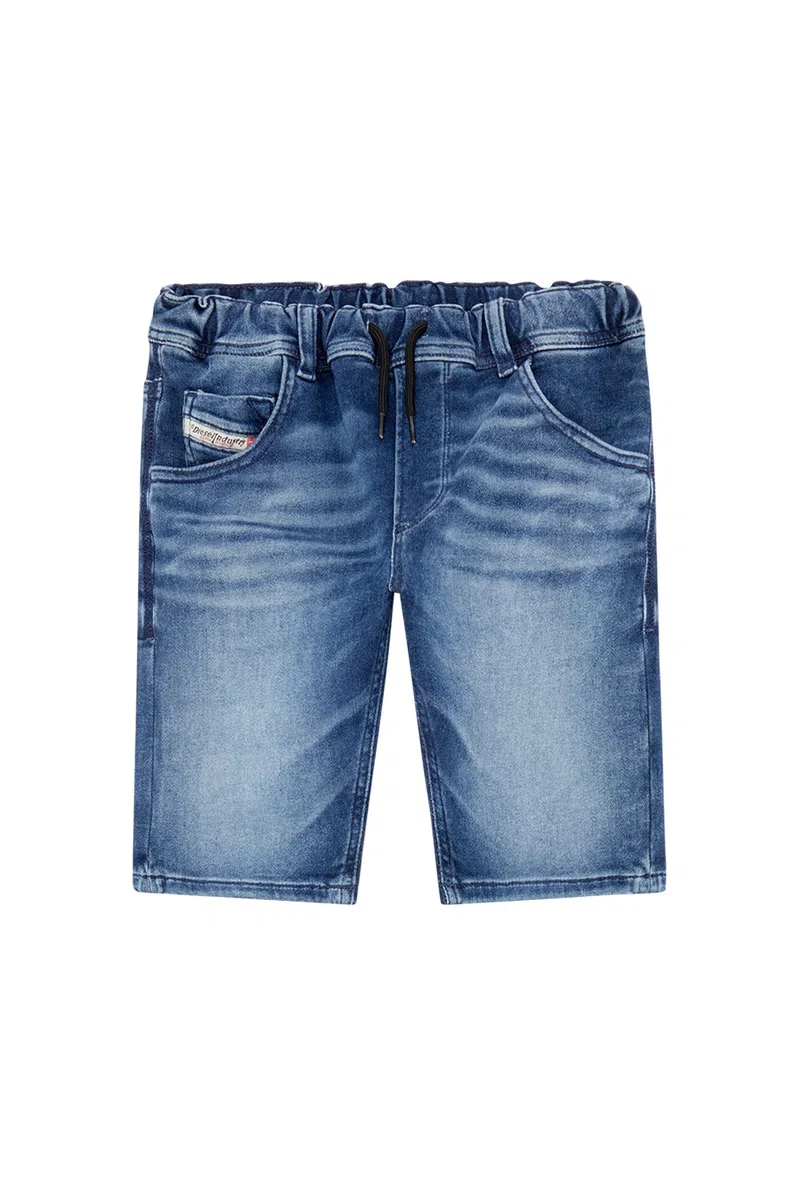 Diesel Short JoggJeans® pour garçon en bleu moyen avec nuances