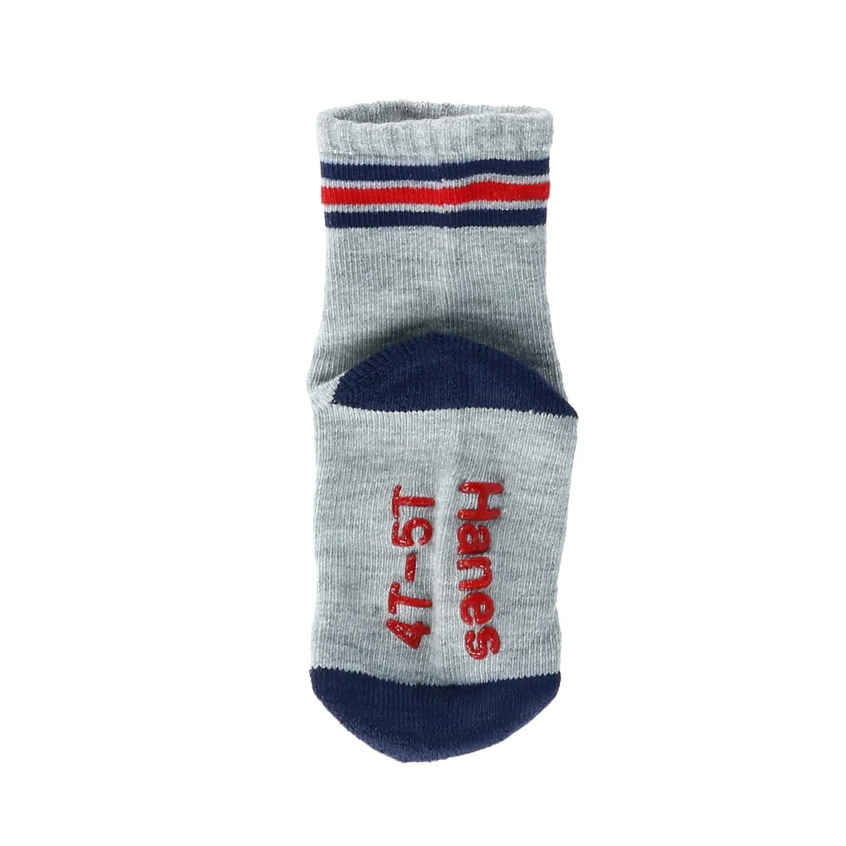 Hanes Toddler Boys 6-Pack Crew Socks, Assorted, 6/4T-5T