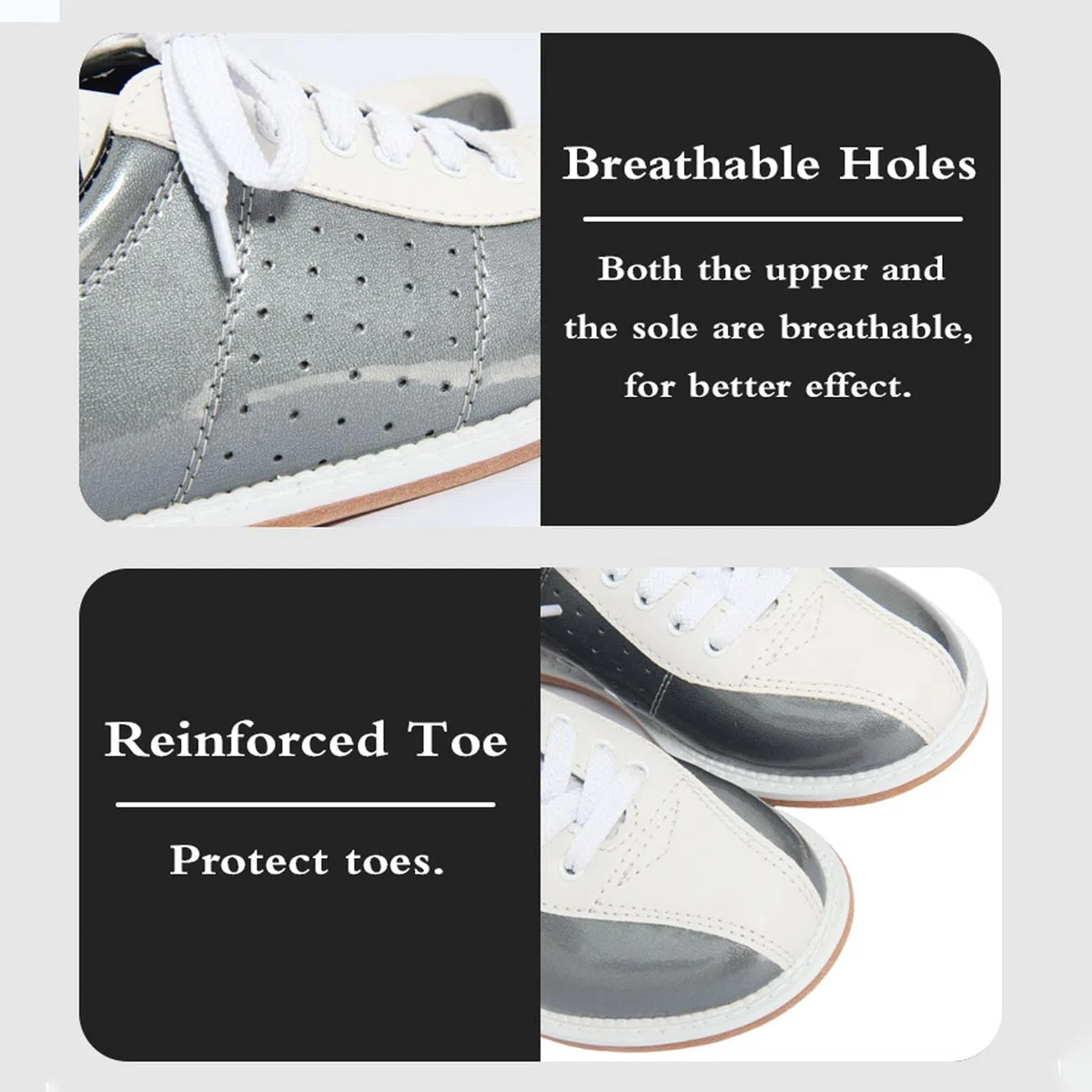 Chaussures De Bowling AntidéRapantes,Chaussures De Bowling Respirante,Unisexe Chaussures De Bowling,Adolescent Chaussures De Bowling,Confortables,Unisexes,pour D'EntraîNement De Bowling