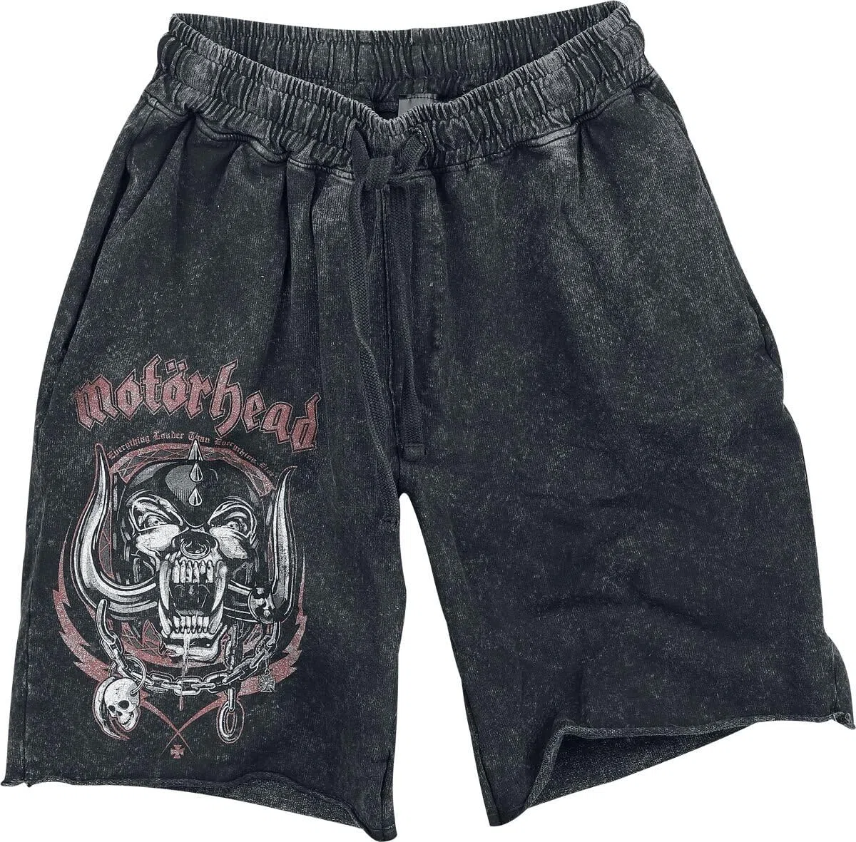 Motörhead Aggressive Homme Short Gris 100% Coton Confortable
