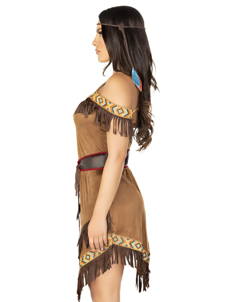 Leg Avenue Costume de princesse guerrière native pour femme Taille adulte