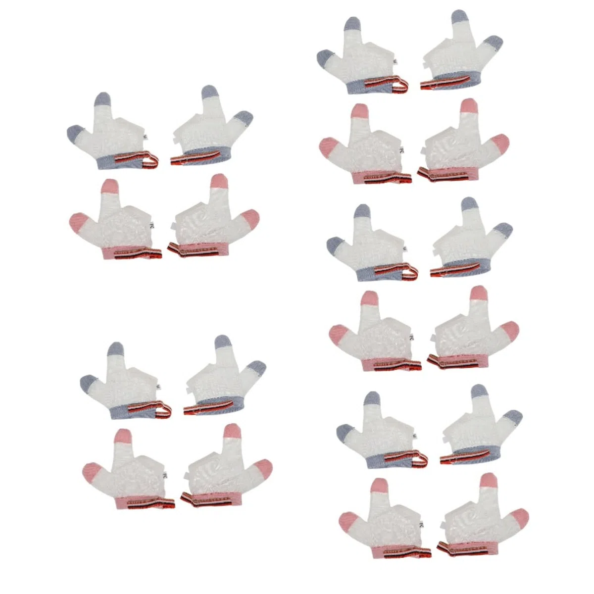 Toyvian 10paires Anti-sucette Pour Bébés Moufles Anti-griffures Réglables Respirant Pour Garçon Fille Confort Optimal Et Des Doigts