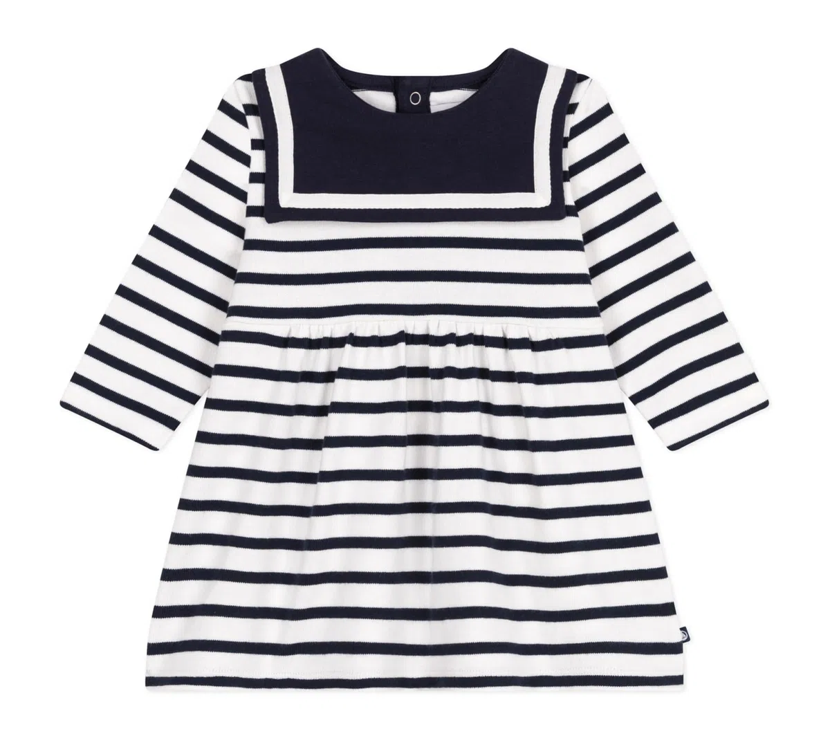 Petit Bateau A0cny Robe Manches Longues Bébé Fille (Lot de 1)