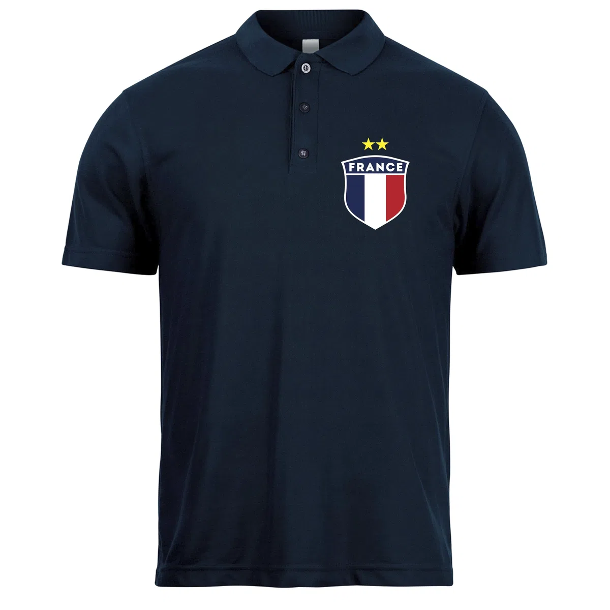 Polo de Football pour Homme | Maillot de Foot Personnalisé avec Votre Nom et Numéro | France Football 2026