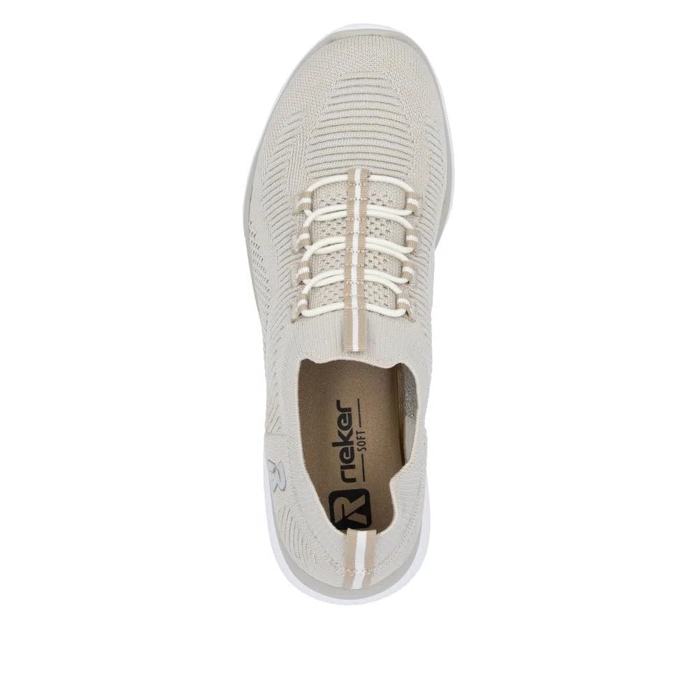 Rieker Femme Baskets M5074, Dame Baskets Basses,Semelle intérieure Amovible