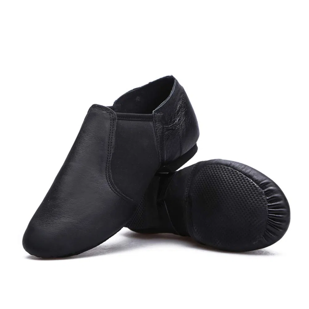 Chaussures de Danse Femme Cuir Latine Jazz Ballerine Basket Chausson Confort