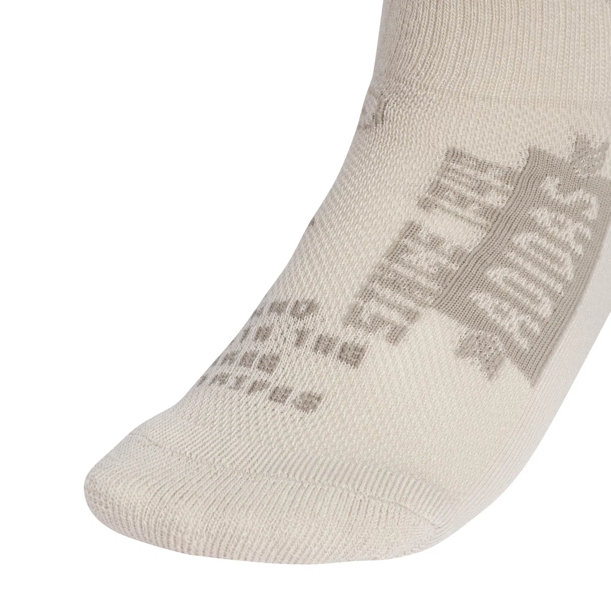 adidas Lot de 6 paires de socquettes unisexes pour enfants garçons et filles - Athlétique, rembourrées et confortables, beige merveille, blanc/marron terre strata, graphique, M (lot de 6)