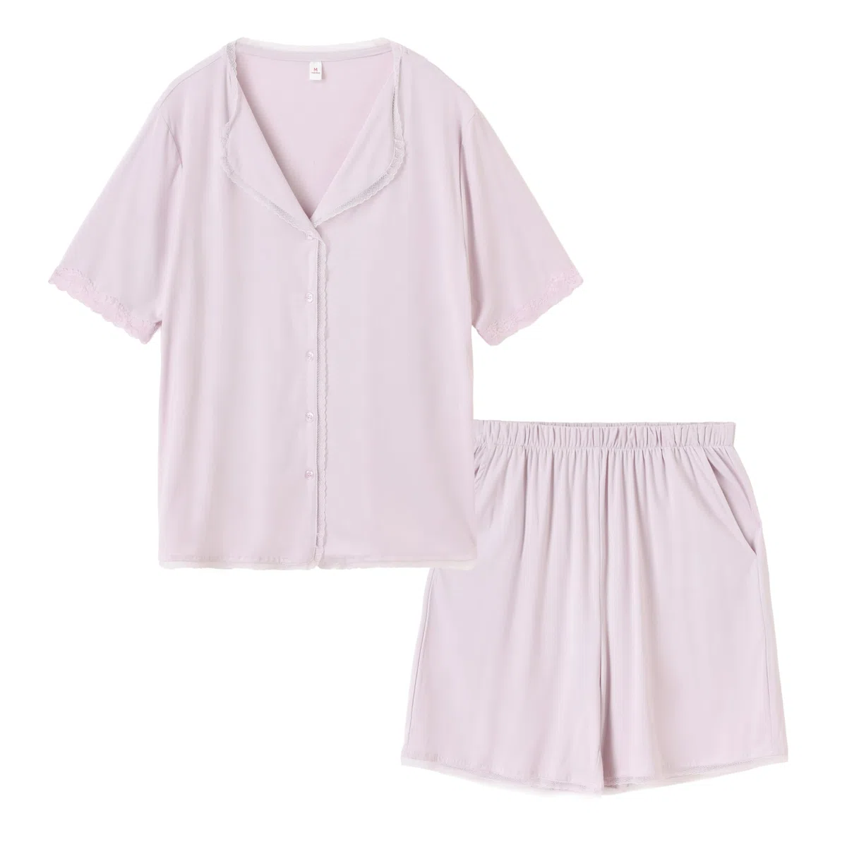 Ensemble Shorts Femme Lyocell Dentelle Été