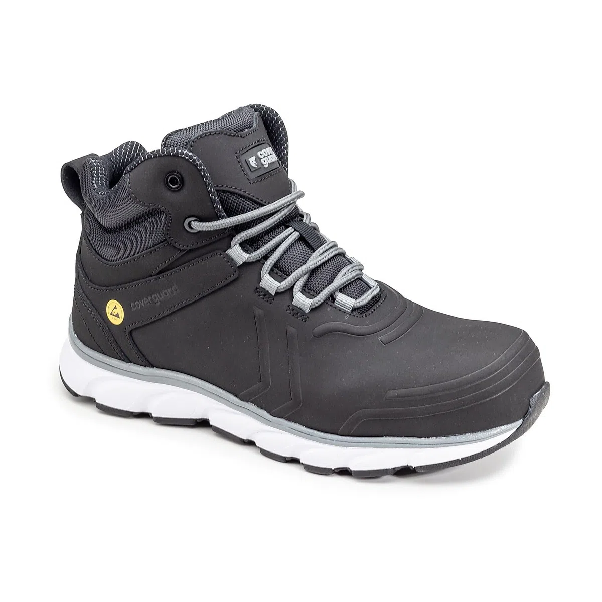 Coverguard Chaussure De Sécurité Shungite S3 Haute Nubuck Anthracite ESD