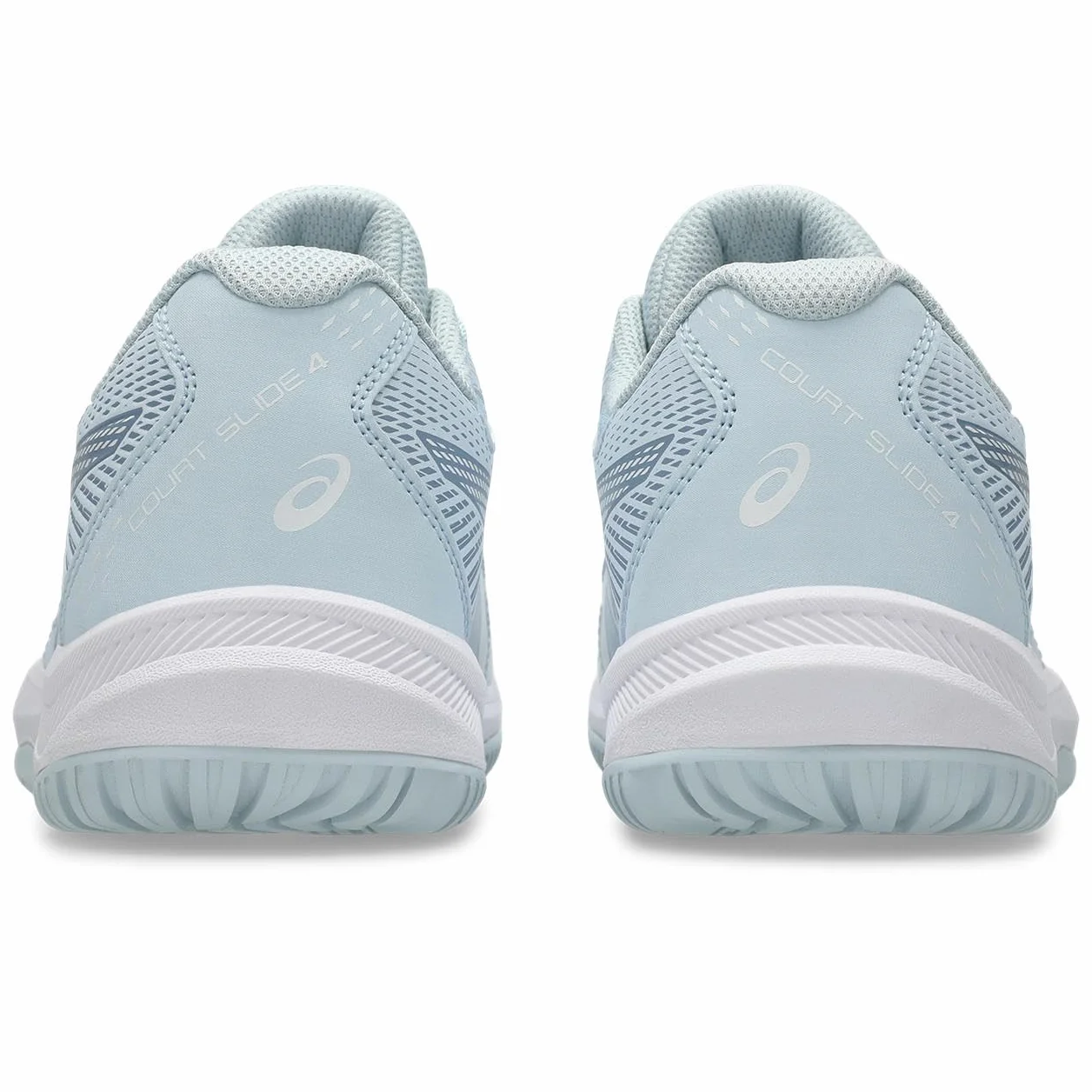 Asics Femme Court Slide 4, Sky White, 40 EU