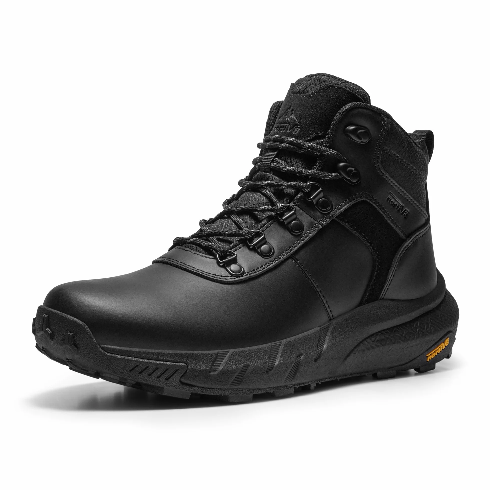 NORTIV 8 Homme Chaussures de Randonnée Imperméables | Rangers Mid Outdoor Marche Trail Bottes, Légers et Confortables, Antidérapantes et Protectrices