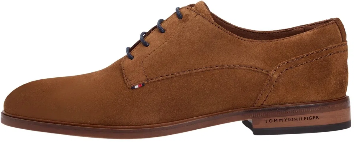 Tommy Hilfiger Homme Hilfiger Suede Dress Shoe Fm0fm05776 Chaussures Derby
