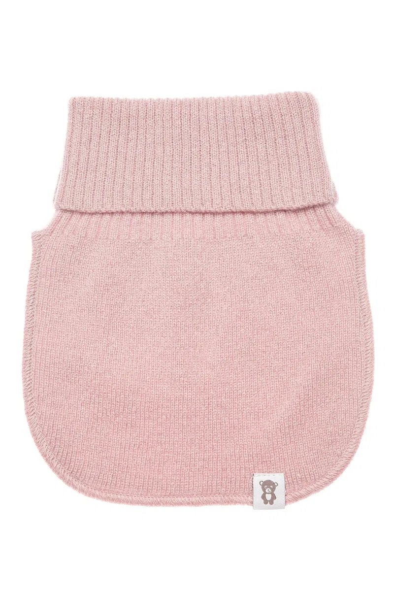 Écharpe tubulaire en laine pour enfants, super douce et chaude, tricotée, pour protéger le cou en automne et en hiver, écharpe coulissante de couleur rose – filles garçons 3 – 10 ans