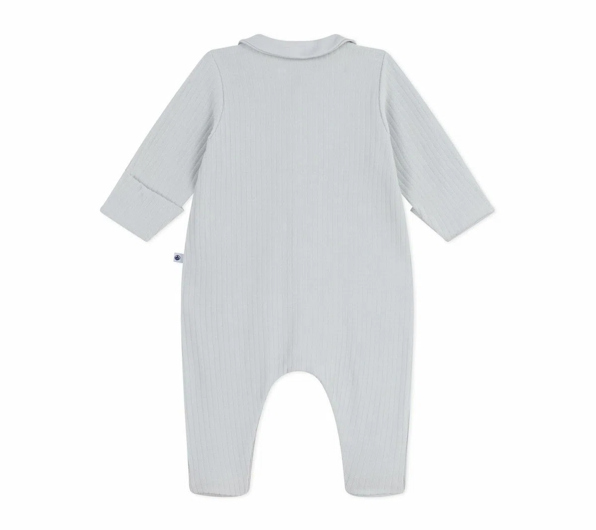 Petit Bateau Pyjama bébé en Velours à col uni