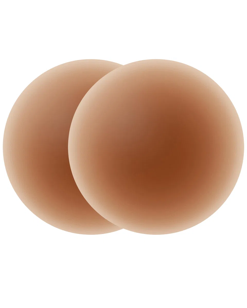 Nudwear NOOD New York Cache-tétons adhésifs pour femme, Numéro 7 Bronze, 3