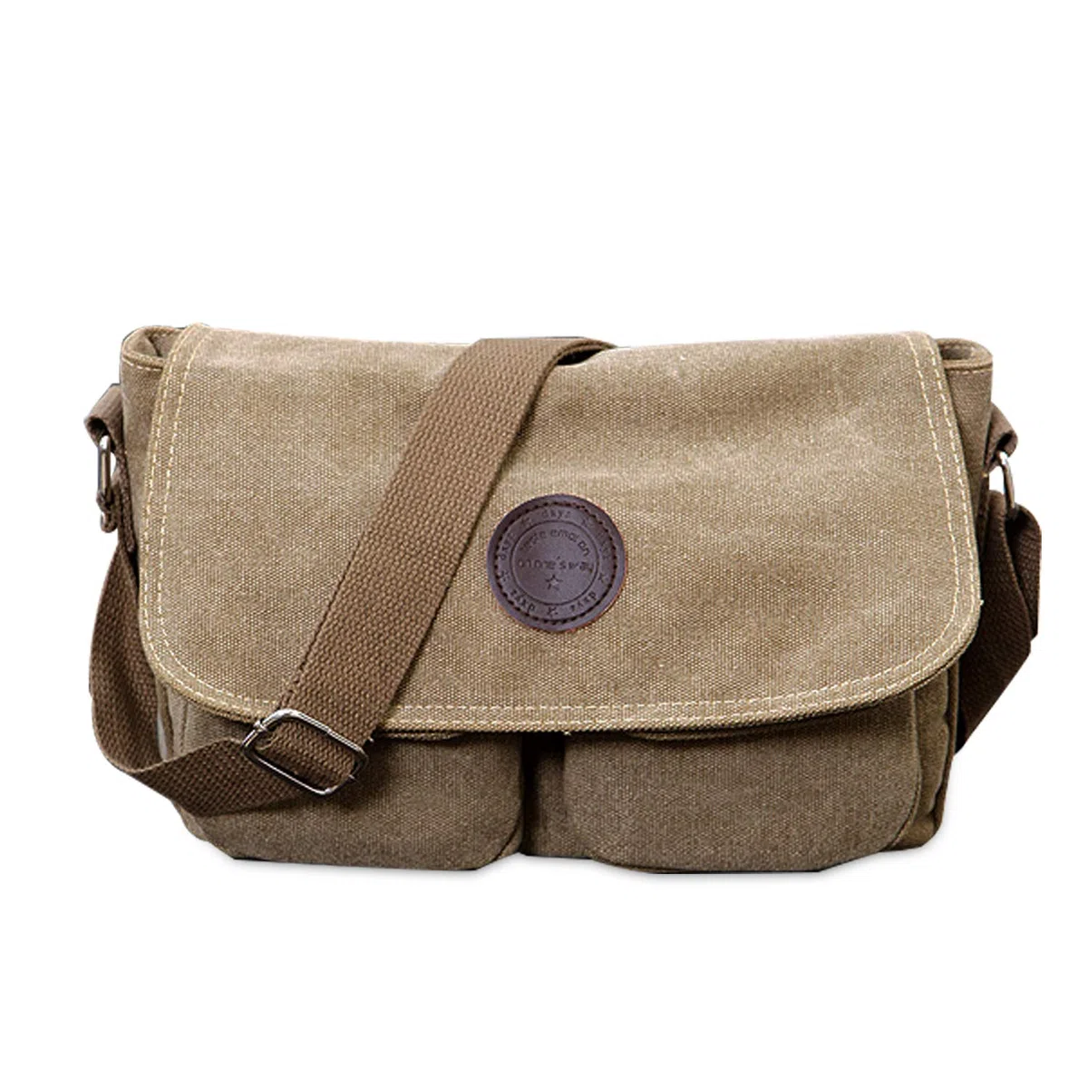 FANDARE Sac a Bandouliere Toile Sac d'épaule Unisexe Sacs Portés épaule 7.9 Pouces Tablet Messenger Bag Briefcase Hommes/Femmes Sac de Sport Travail Ecole Cartable