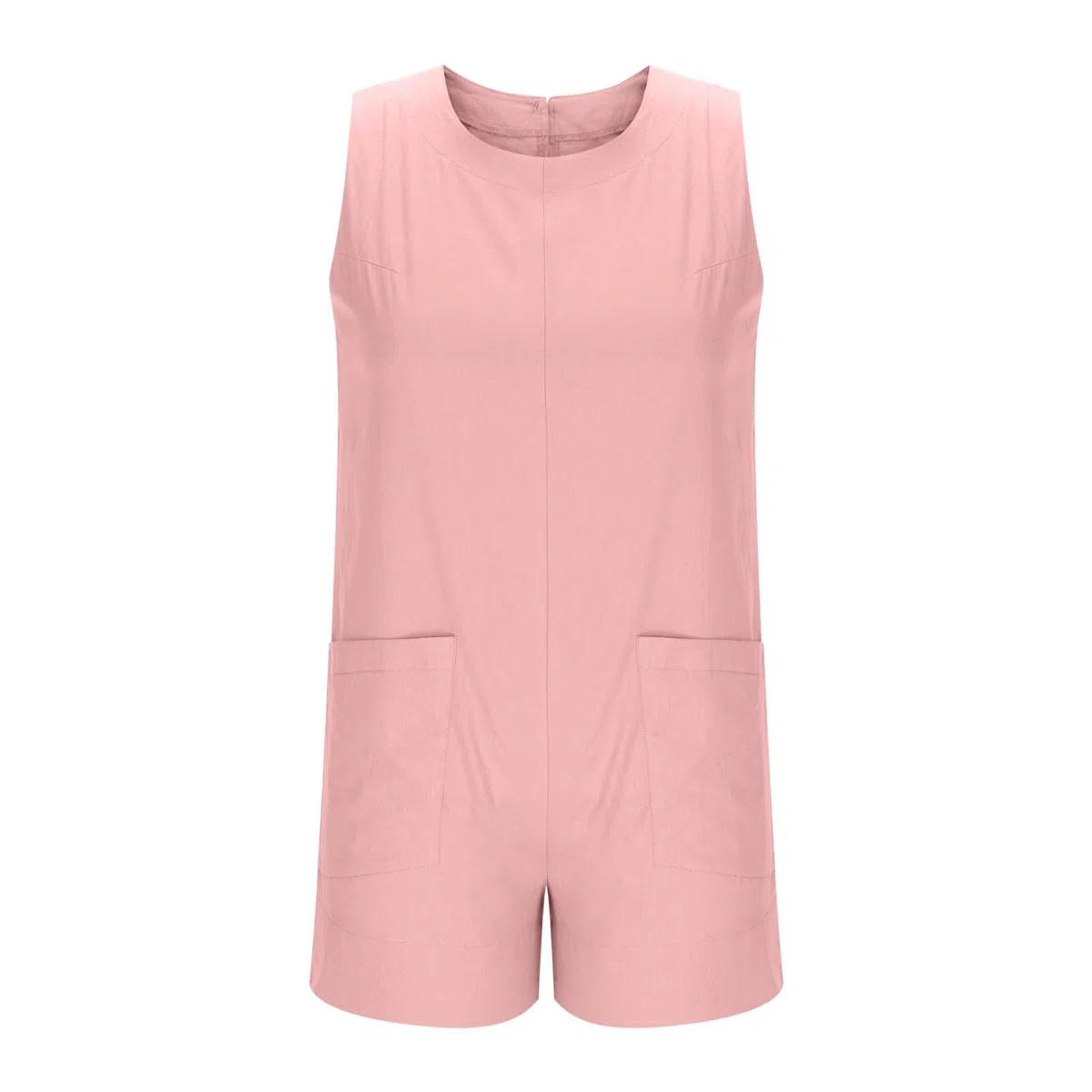 Salopette Short Femme en Lin Chic et élégant Ample et Respirant Mode Combinaisons et Combishorts Femmes Ete Fluide Combishort Les Bretelles Pantacourt Combi-Short Romper Jumpsuit Playsuits de Plage