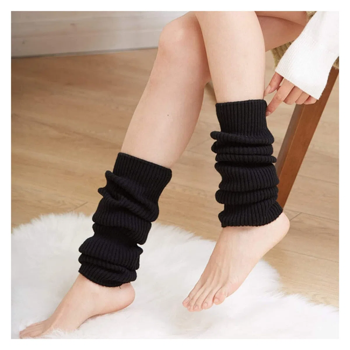 Chaussettes Hiver Tricot Crochet Femmes Filles Genou Haute Jambières Chunky Câble Botte Poignets Tricot Chaussettes Chaussettes Chaudes