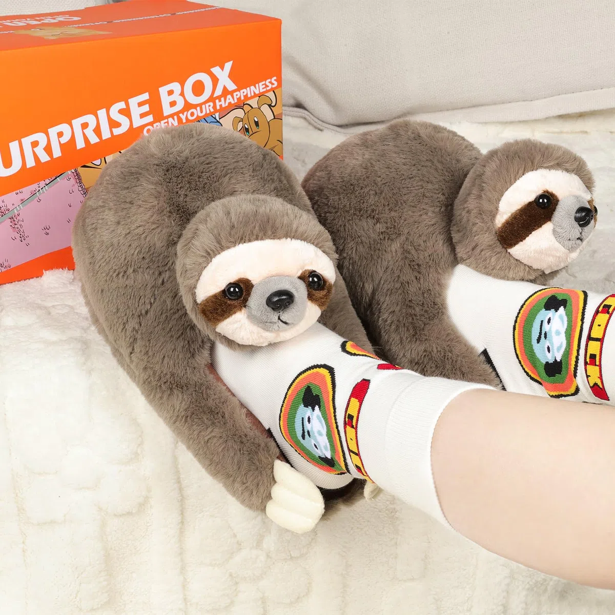 Chaussons mignons en forme d'animal pour enfants, pantoufles en forme de chat pour filles, garçons, cadeaux d'anniversaire amusants pour les amoureux des chats