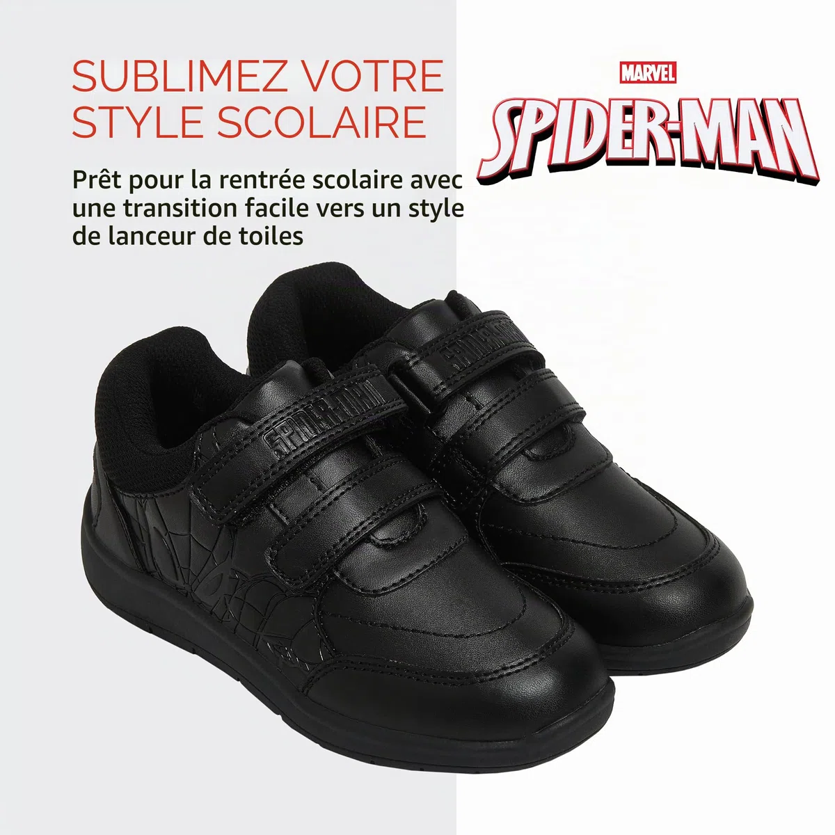 Marvel Chaussures Garçon Basket Spiderman | Basket Garcon | Spiderman Chaussures | Marchandise Officielle Spidey