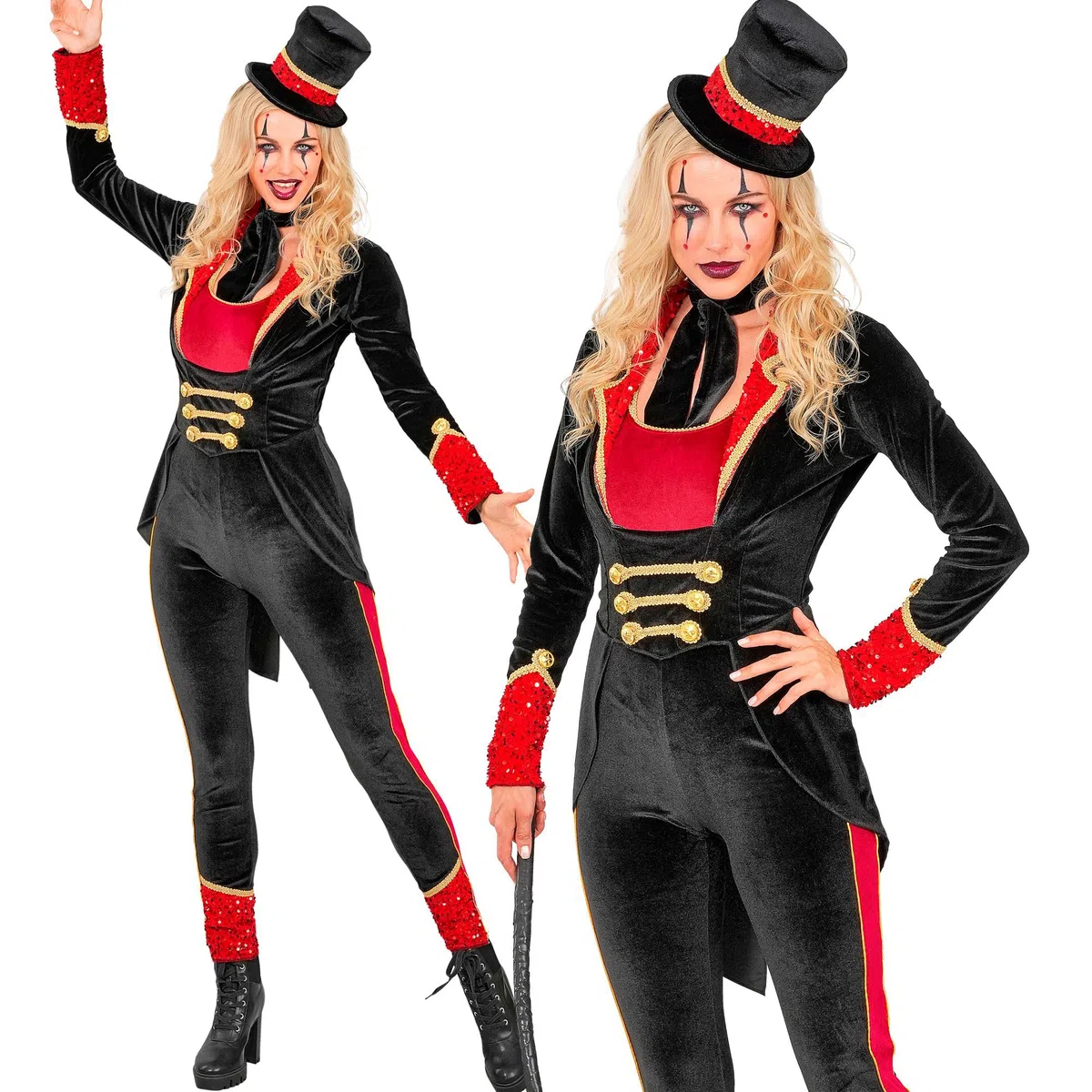 W WIDMANN MILANO Party Fashion - Costume de directeur de cirque pour femme