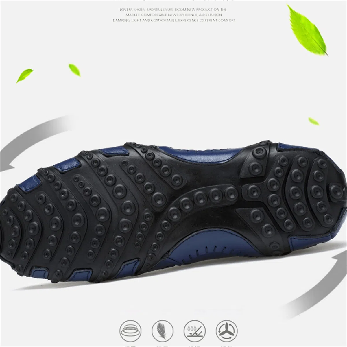 Chaussures de golf en cuir pour homme - Printemps et été - Confortables - Pour grandes tailles 38-46
