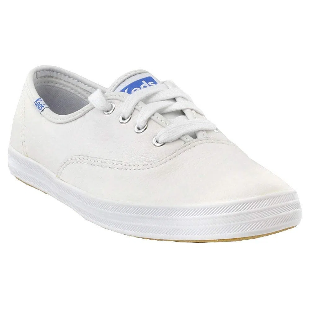 Keds Femme Champion Leather Lace Up Baskets Basses