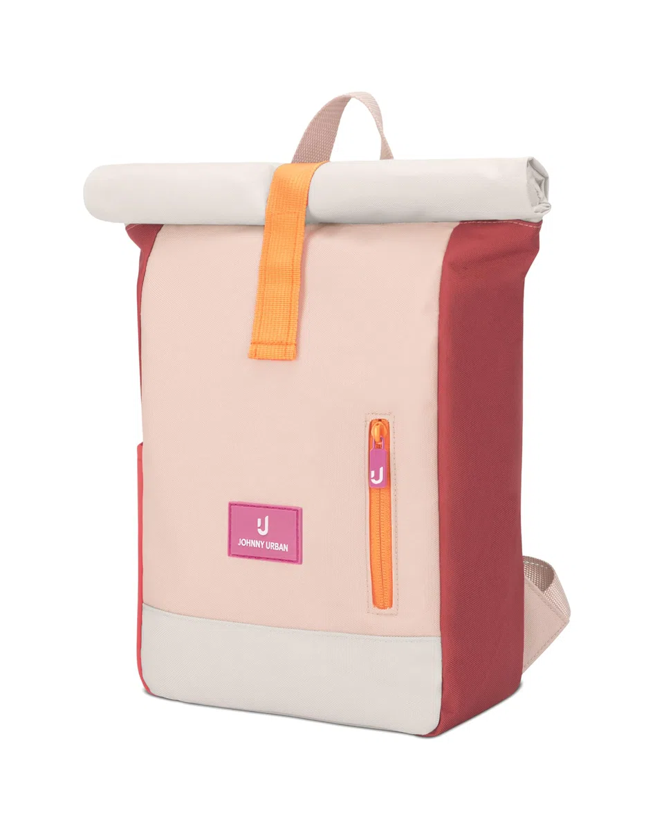 Johnny Urban Junior Sac à Dos Fille et Garçon Rouge - Junior Aaron - Backpack pour Enfant, Tout-Petits, École Maternelle & Élémentaire - Hydrofuge