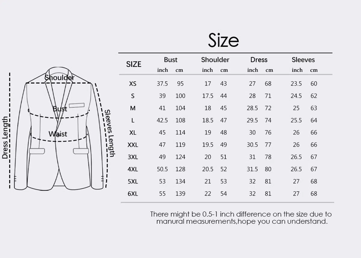 Blazer à boutons pour homme - Coupe ajustée - Veste de costume formelle - Classique - Robe de mariage - Blazers de smoking