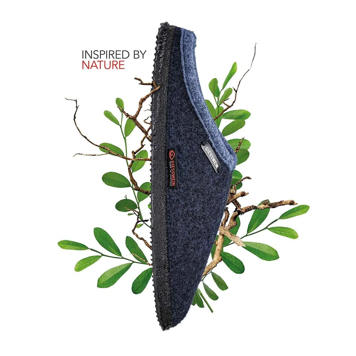 Giesswein Pantoufles Dannheim - Chaussons Chauds en Feutre pour Hommes et Femmes, Mules antidérapantes, Chaussons en Laine Unisexes