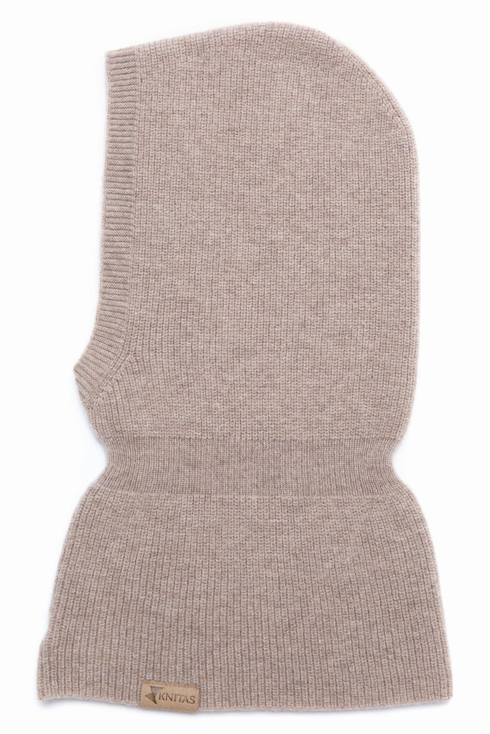 Bonnet tricoté à Une Couche en Laine mérinos et Cachemire (-5+10°C) pour bébés, Tout-Petits I Cagoule Super Douce I Printemps, Automne Chapeau pour Enfant en Beige, Rose, Gris, Fuchsia, Noir