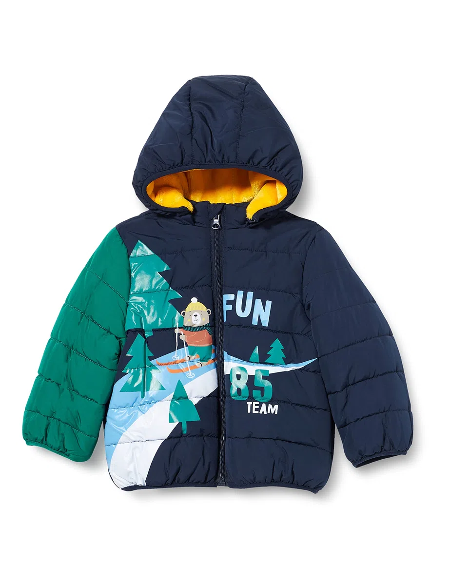 Chicco Veste Rembourrée avec Capuche Amovible. Veste imperméable Bébé garçon (lot de 1)