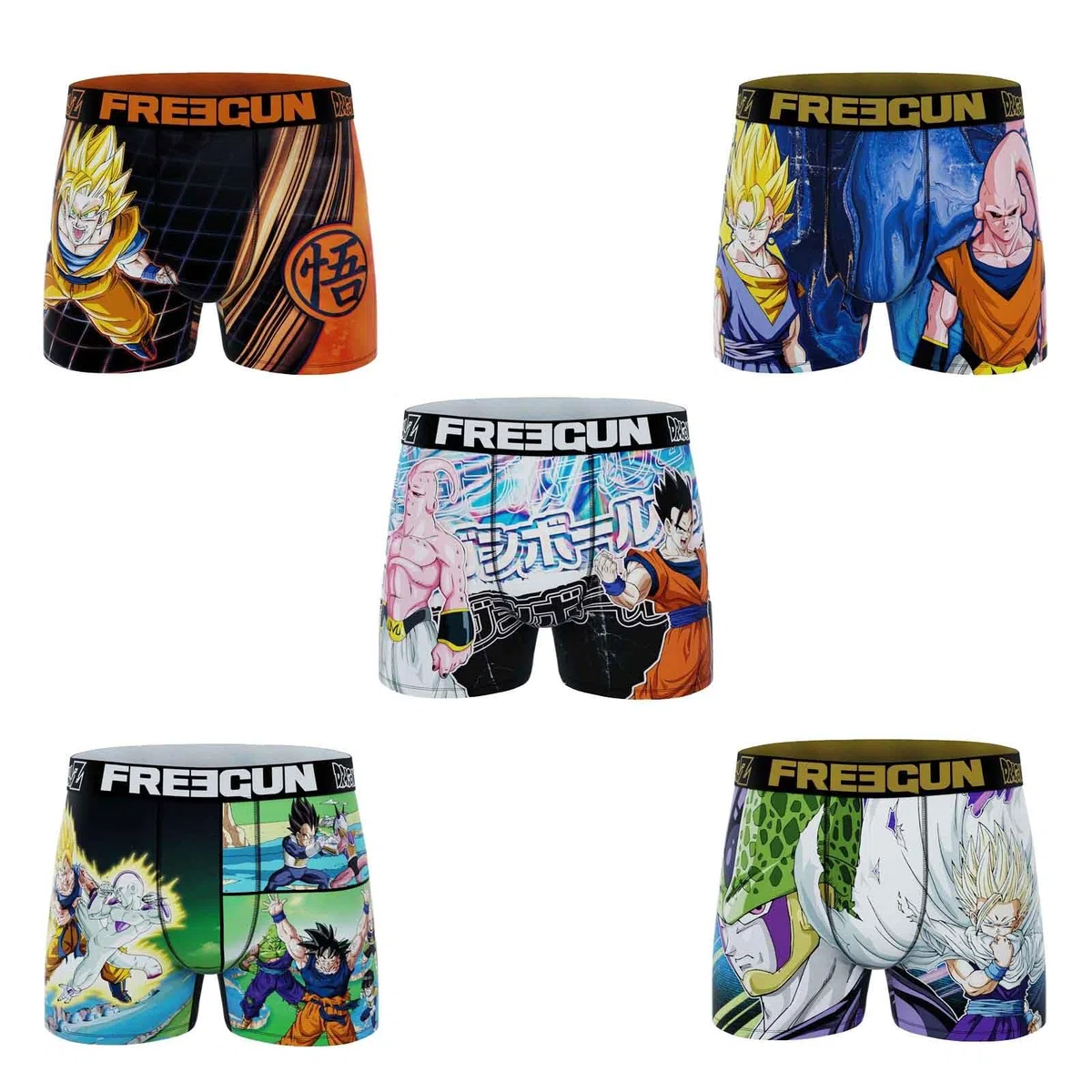 FREEGUN Boxer Enfant Dragon Ball Z