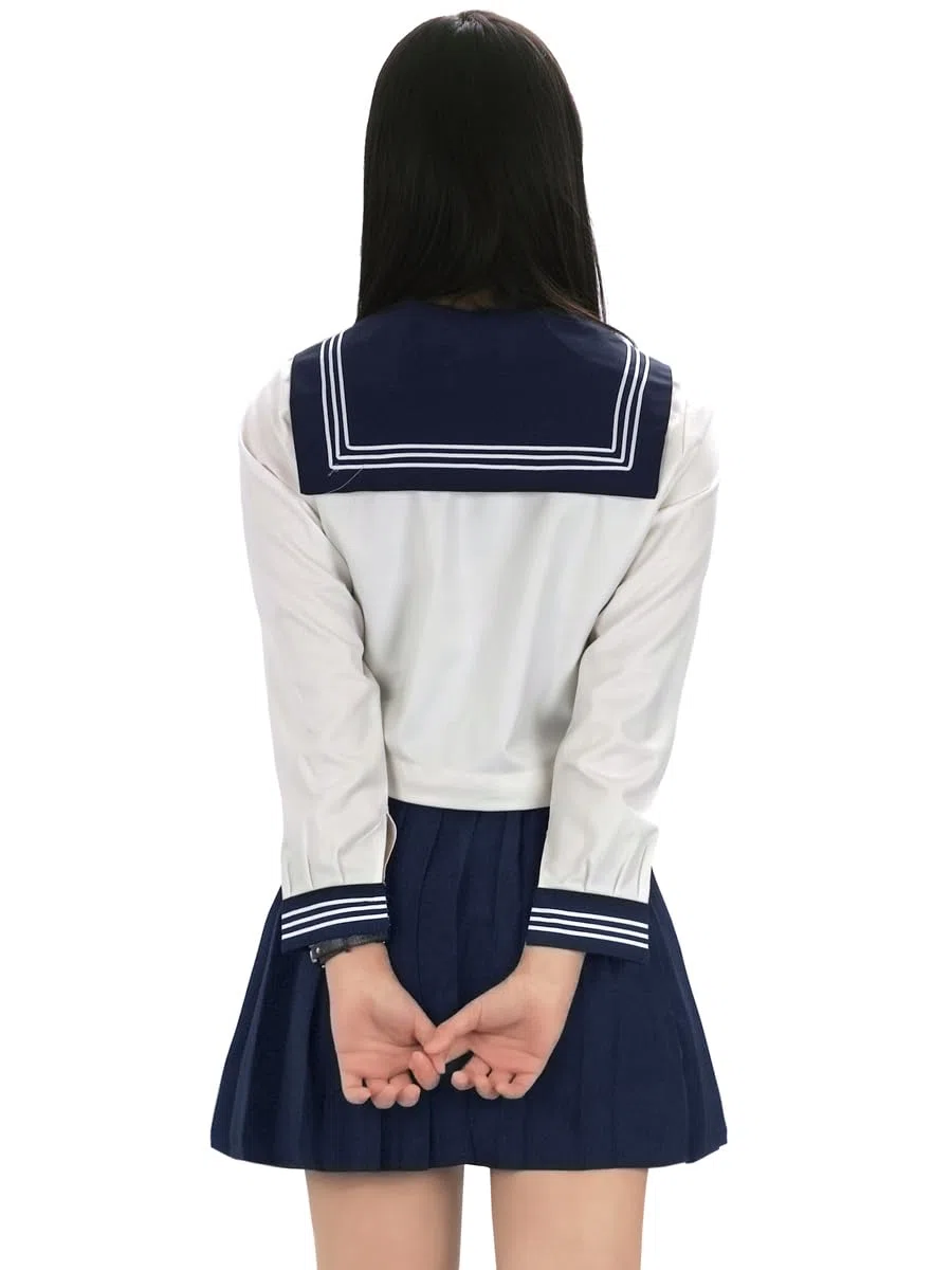 CoolChange Uniforme scolaire japonaise dans le style de Kansai | Costume cosplay d'écolière | Taille: M
