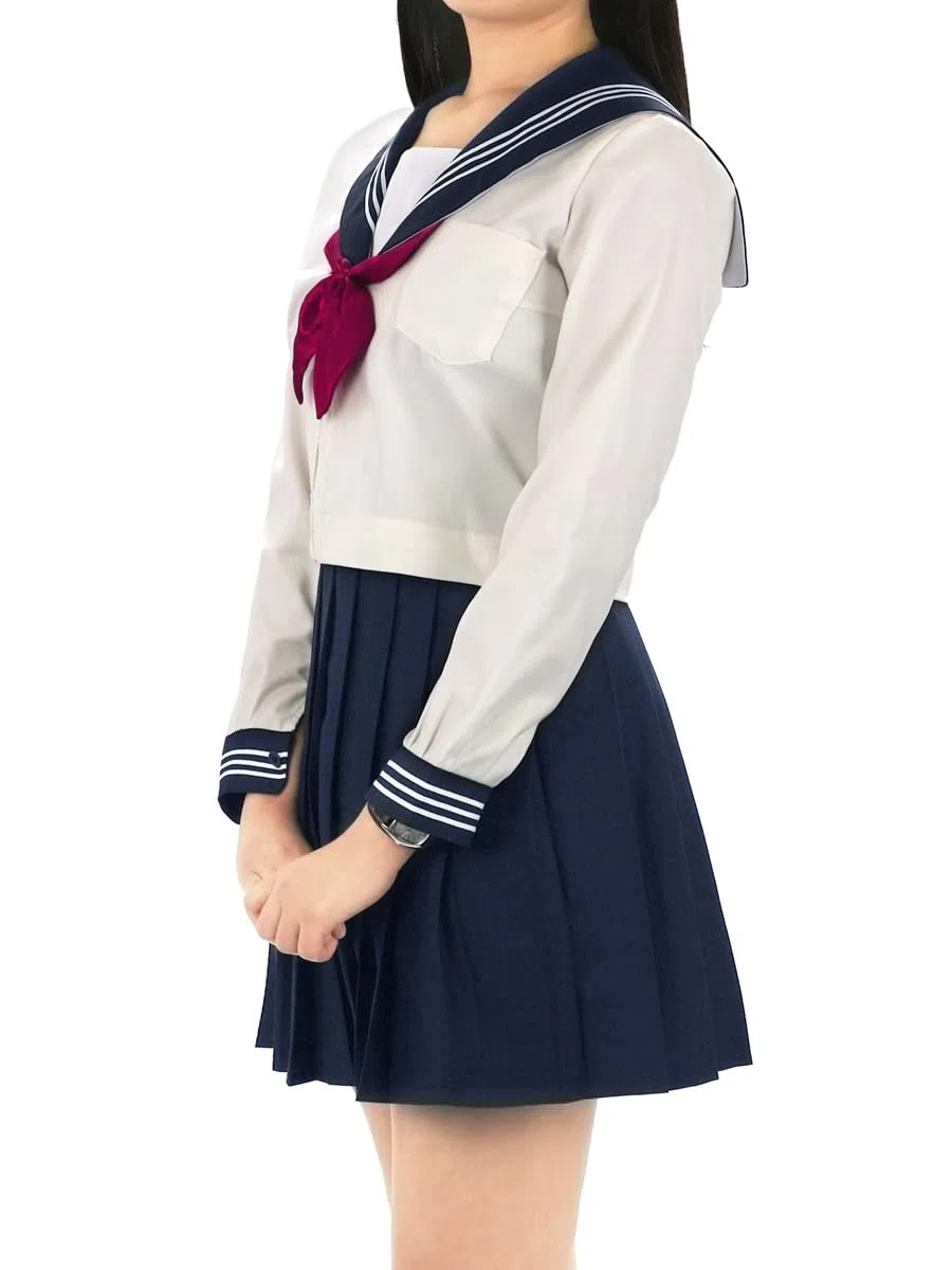 CoolChange Uniforme scolaire japonaise dans le style de Kansai | Costume cosplay d'écolière | Taille: M