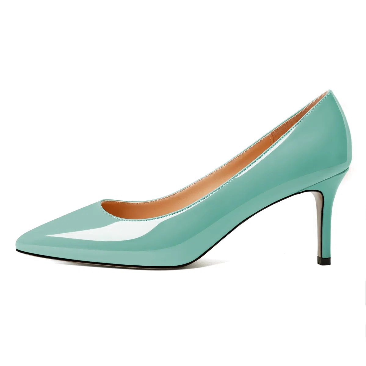 Soireelady Femmes Bout Pointu Talons Aiguilles 6.5cm Pantoufles Confortables Mariage Partie Robe Chaussures
