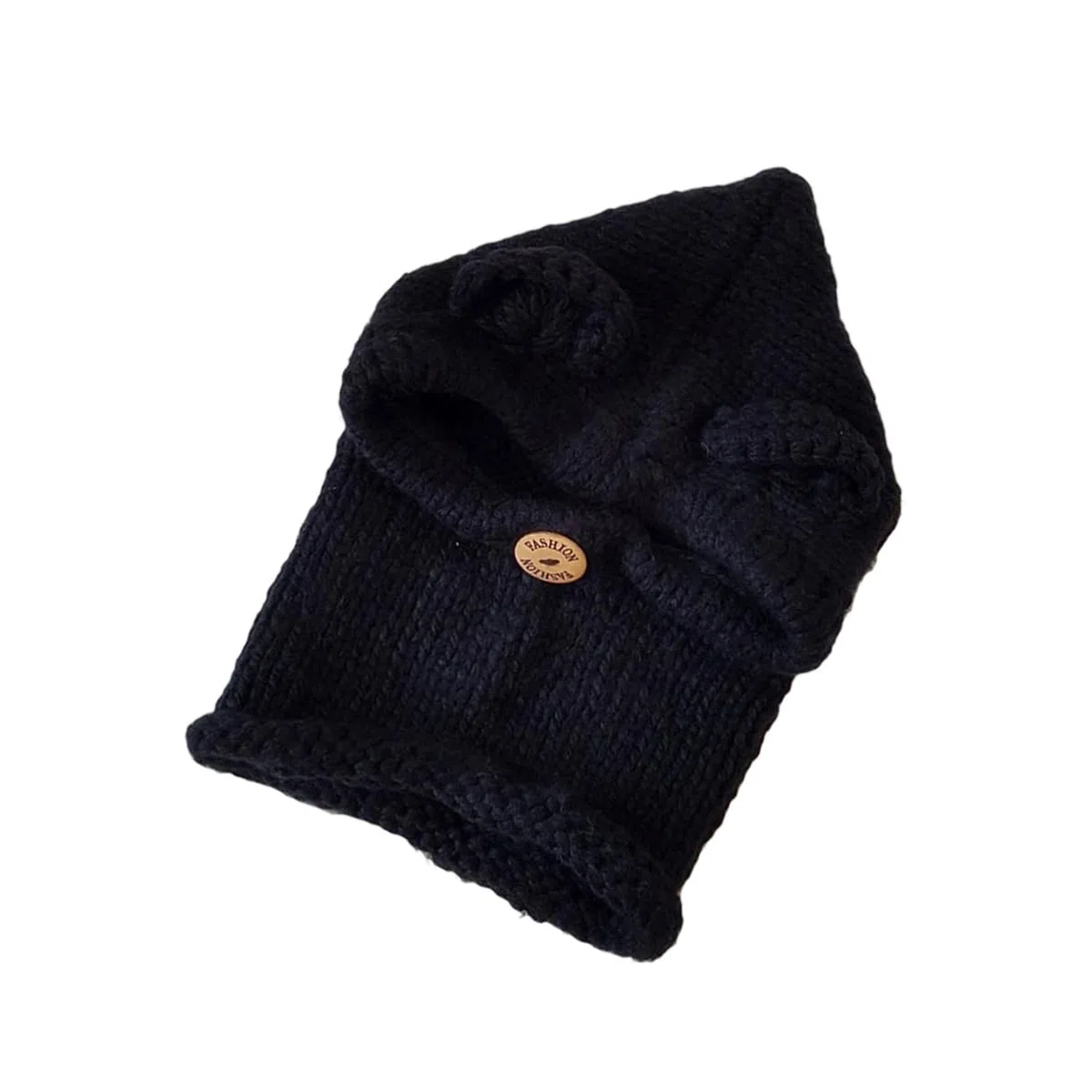 SHERCHPRY Lot de 2 chapeaux avec écharpe pour enfant Bonnet tricoté en laine Bonnet en laine Bonnet en laine Bonnet en laine