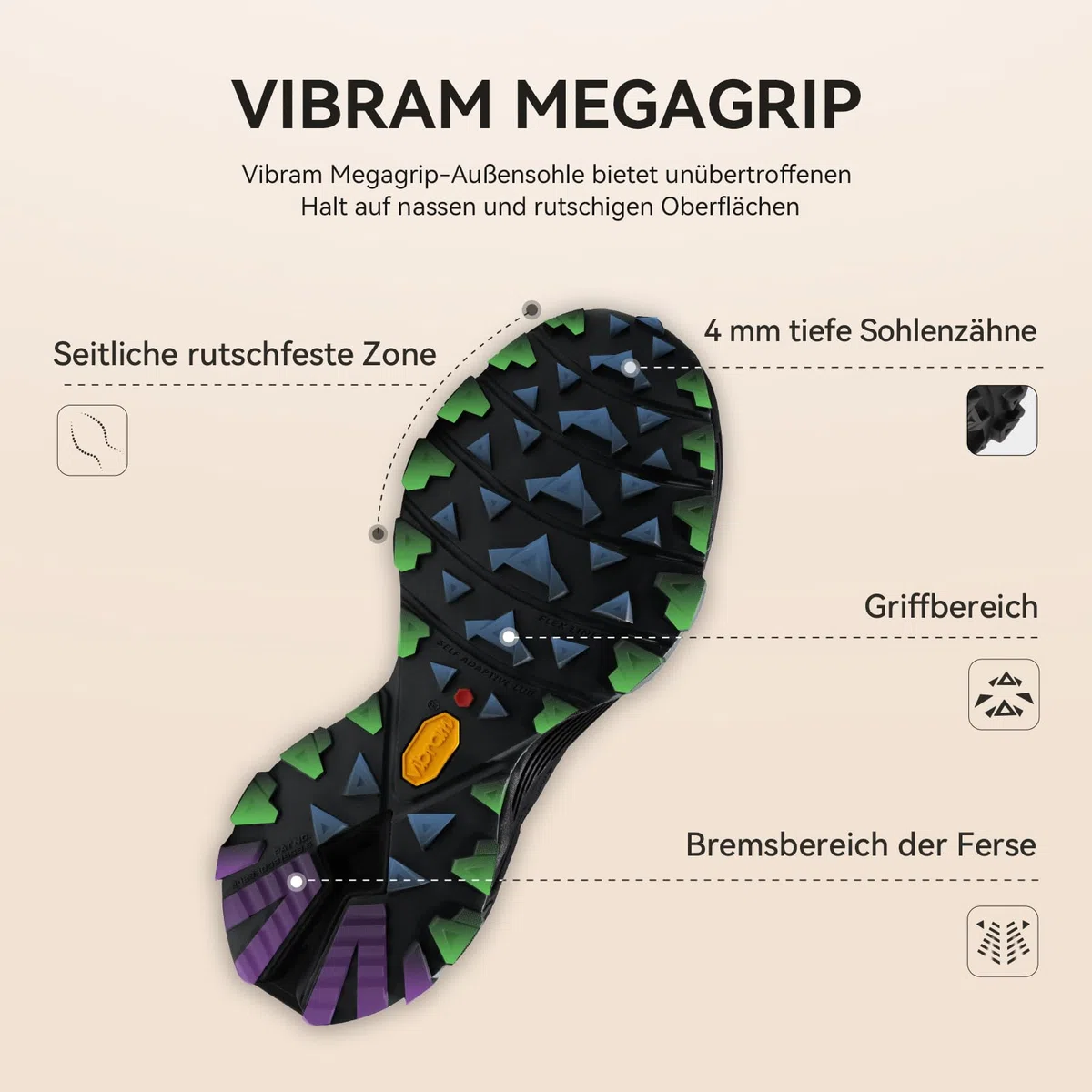 KAILAS FUGA EX 3 BOA Chaussures de course légères antidérapantes respirantes pour homme