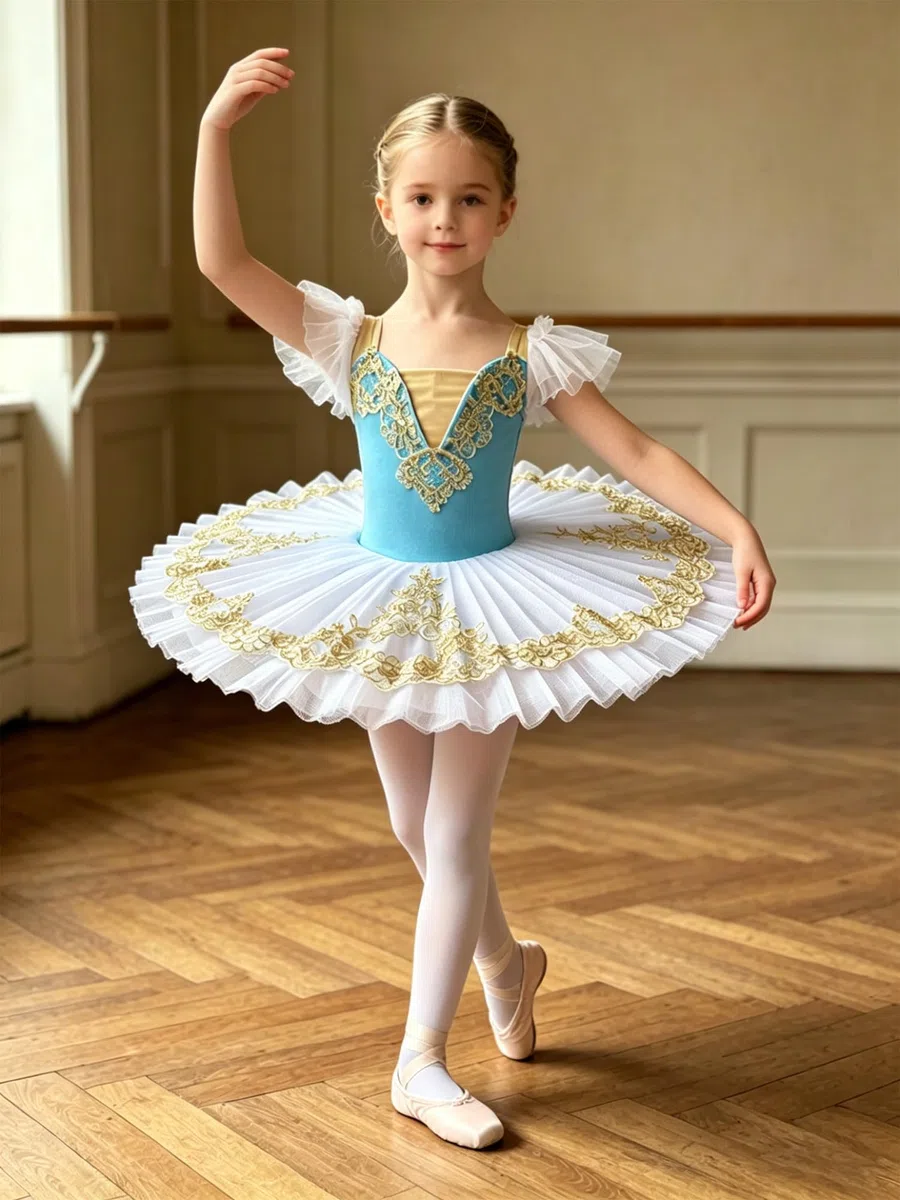 Fille Robe Ballet pour Enfants Vêtements De Danse De Ballerine pour Filles Tutu Ballet en Tulle Tutu Ballerine Robe Danse Filles