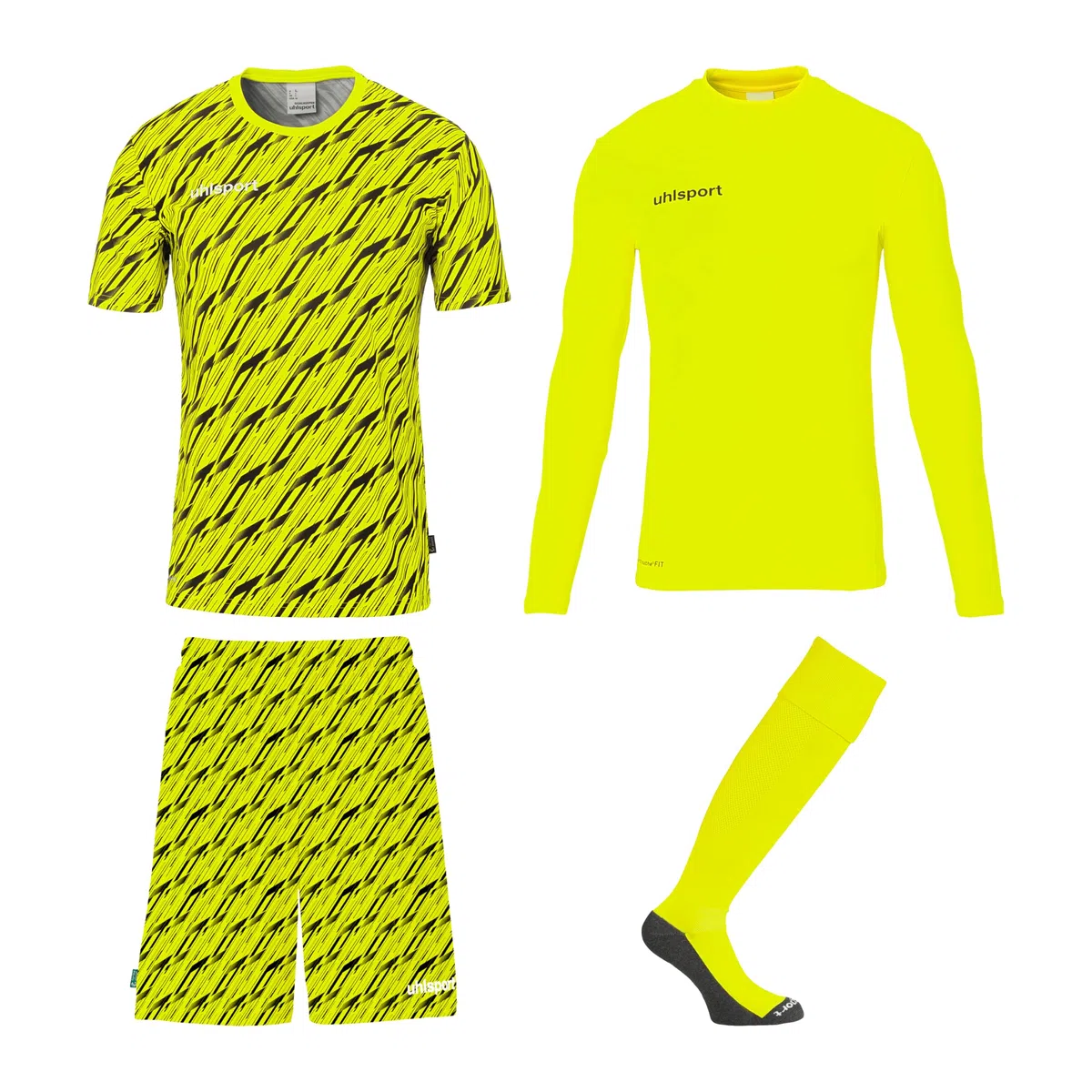 uhlsport Progressive Goalkeeper Set Maillot de Gardien de But Homme
