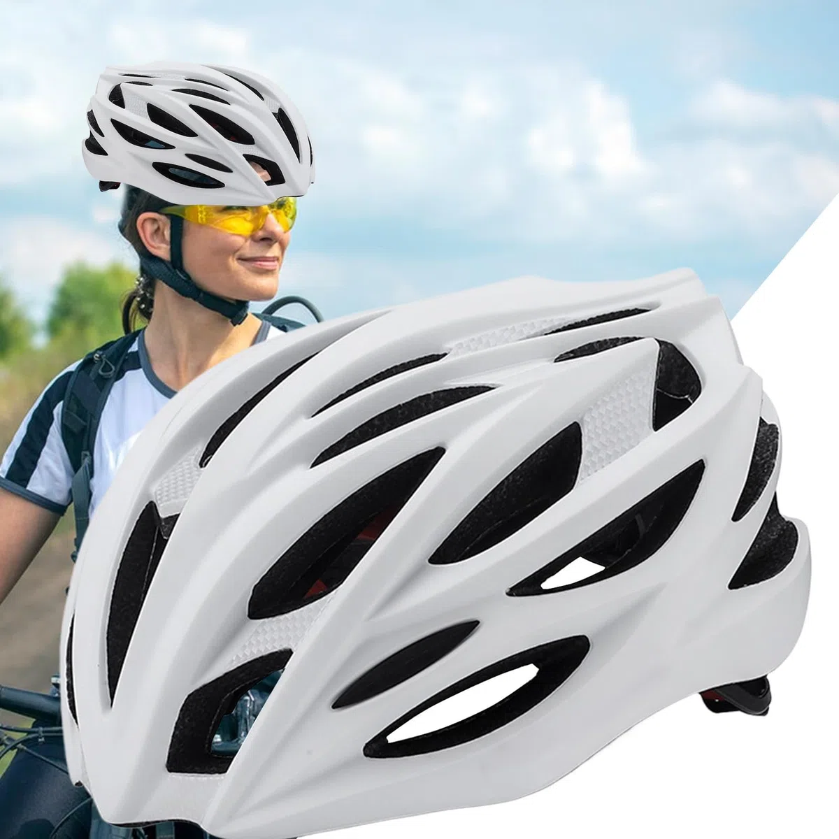 Chapeau de sécurité pour équitation – Chapeau de vélo urbain, respirant, confortable, léger, accessoires de cyclisme pour voyage, sports de plein air, navette, randonnée