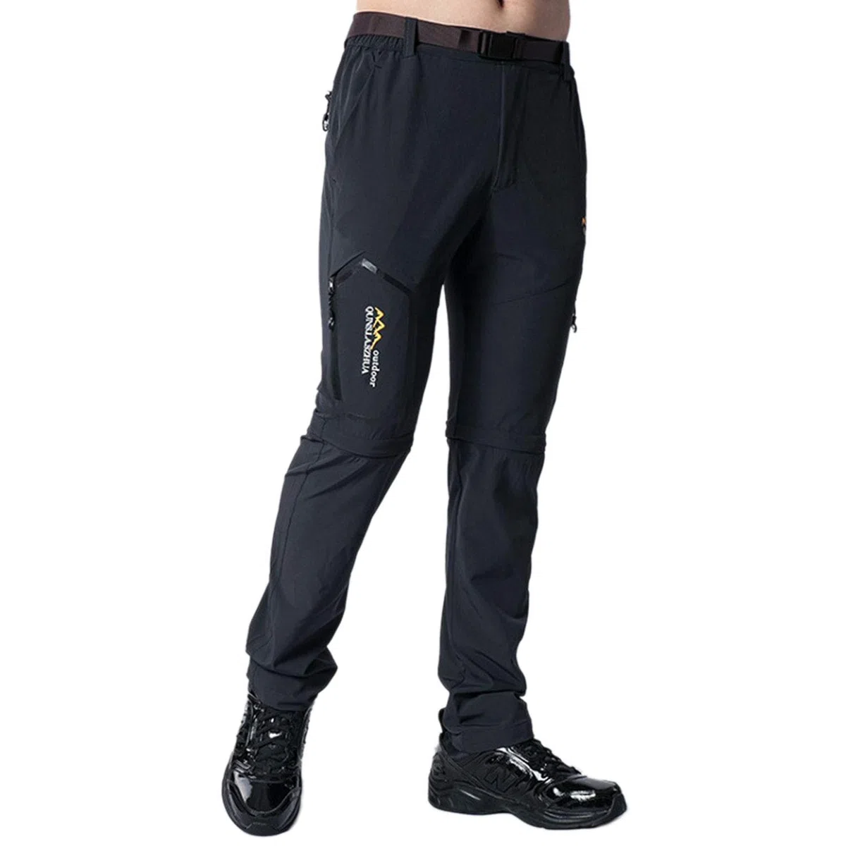 Pantalon de randonnée convertible à séchage rapide pour homme - Respirant et léger - Pantalon d'escalade décontracté