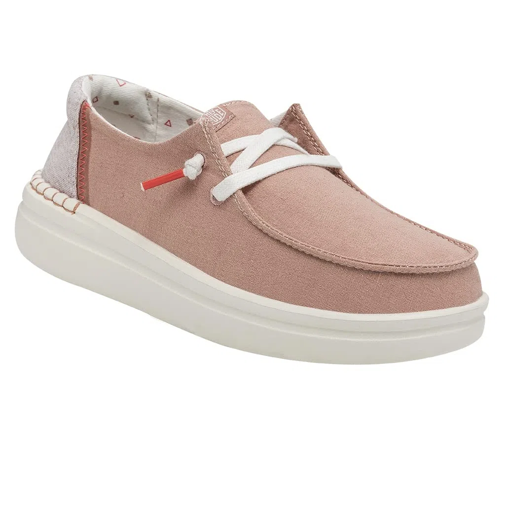 HEYDUDE Chaussures Roses Femme Wendy Rise