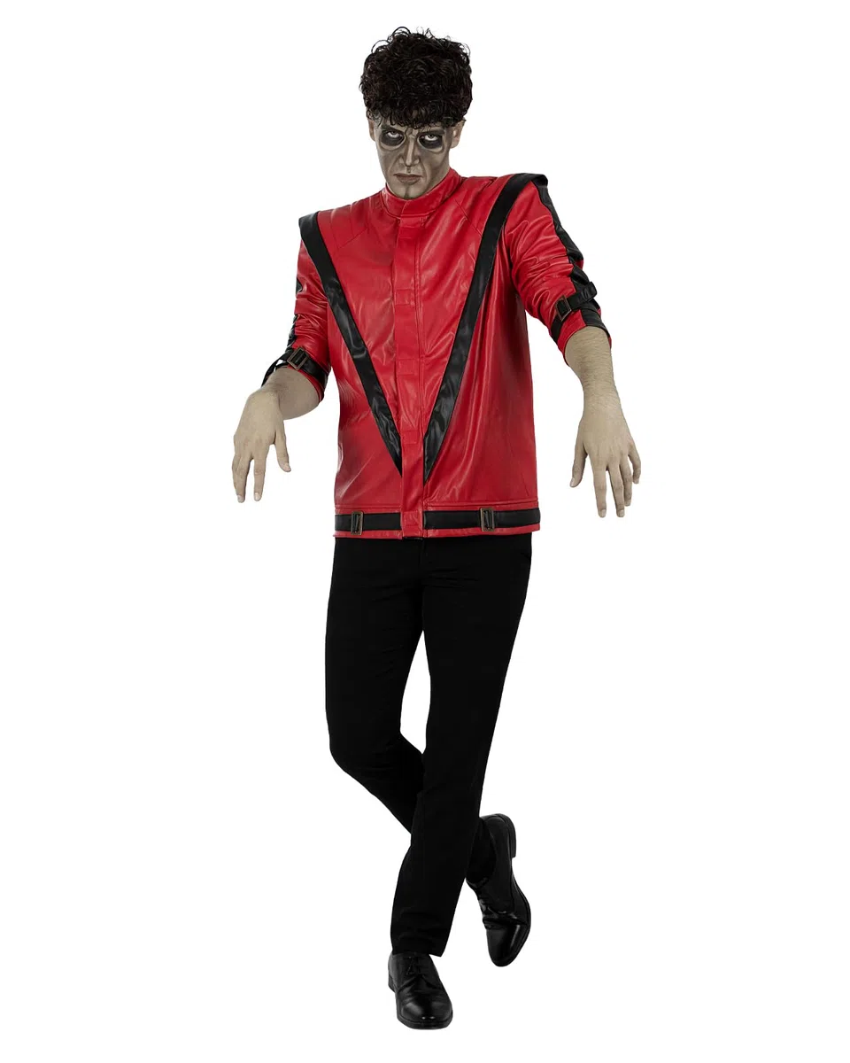 Funidelia Veste Officielle de Michael Jackson Thriller pour homme. Accessoires de déguisements pour adultes pour fêtes, Carnaval et Halloween