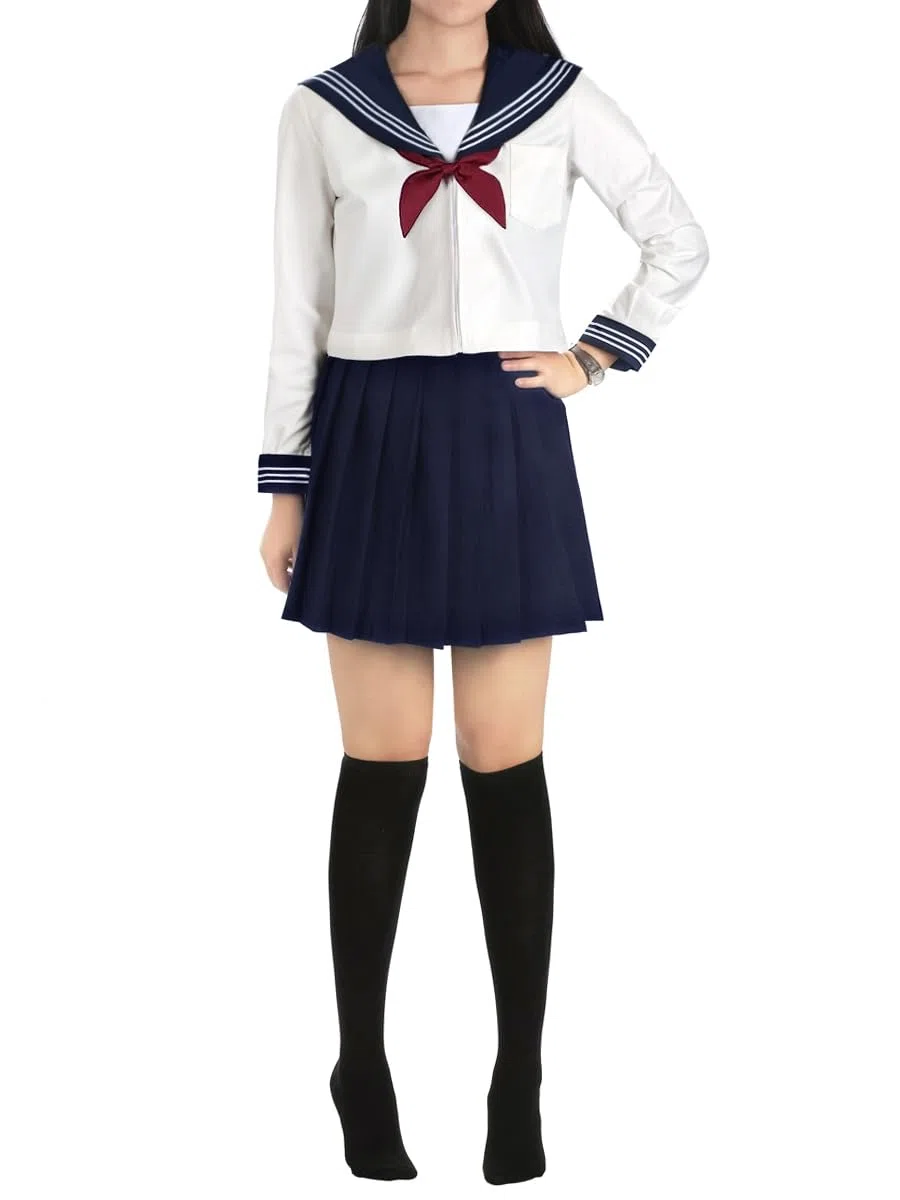 CoolChange Uniforme scolaire japonaise dans le style de Kansai | Costume cosplay d'écolière | Taille: M