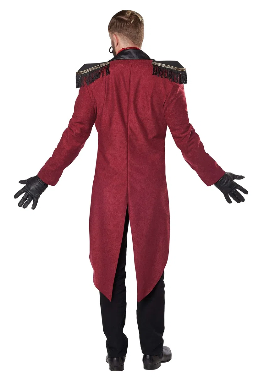 CALIFORNIA COSTUMES Costume de dompteur effrayant pour homme, rouge, noir et blanc