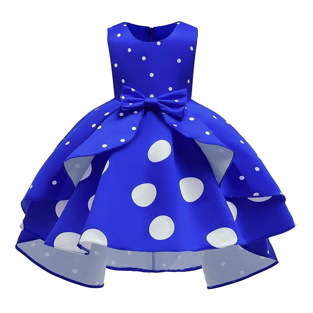 Robe Noel Fille Vintage Tenue Costume Noel Fille À Nœud Pois Robe de Noel Fille sans Manches Robe Princesse Fille Robe Ceremonie Bapteme Soiree Enfant Fille Noël Carnaval