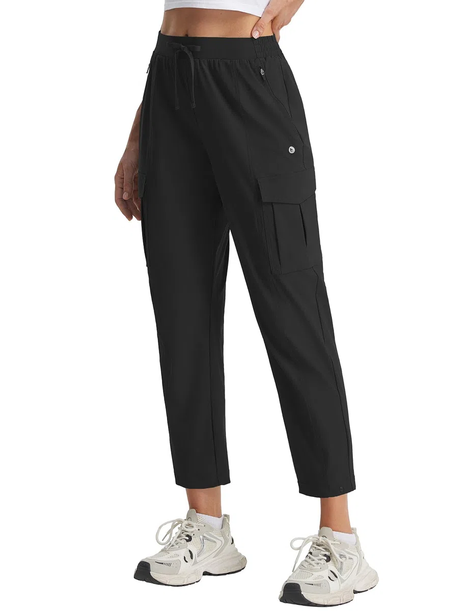 baleaf Randonnée Pantalon De Travail Femme, Été Marche Trekking Pant avec Plusieurs Poches